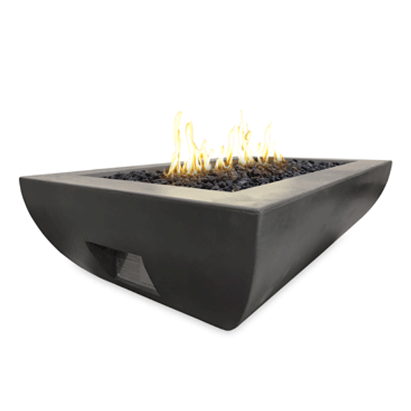 50″ Bordeaux Rectangle Fire Bowl