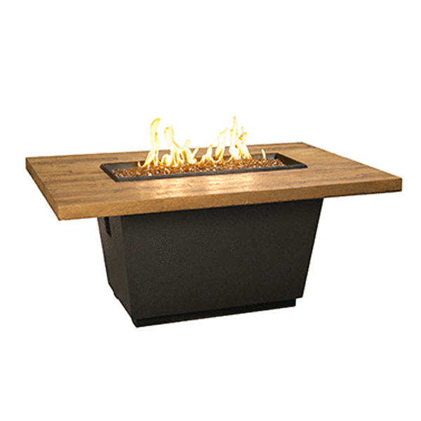 French Barrel Oak Cosmo Rectangle Firetable