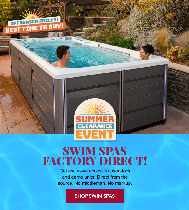 Swim Spas Factory Direct!